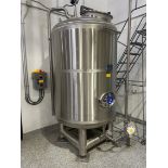 2017 CAI 1000 Gallon Stainless Steel R.O. Water Tank - Single Walled, Dish Bottom, | Rig Fee $2350