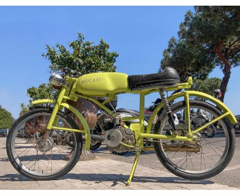 Ducati motorbike model rondine yellow fluo  