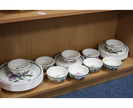 PORTMEIRION 'BOTANIC GARDENS', (seconds), to include six 27cm plates, six 21.5cm plates, nine nut/bowls and three large sauce
