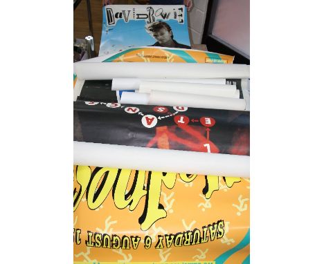 VARIOUS POSTERS, to include David Bowie 'Lets Dance', Betty Blue, Madness, 'Robocop', Madonna, Status Quo 'In The Army Now' 1