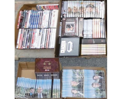 A collection of DVDs’ including 'Dads Army', 'Midsomer Murders', 'Sherlock Holmes', 'Inspector Morse: The Complete Case Files