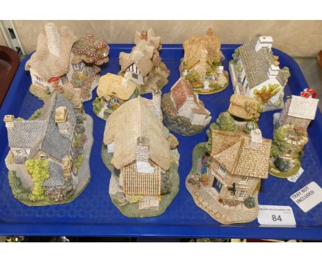 A Lilliput Lane village school model, Spring Gate Cottage, Beehive Cottage, together with nine other similar models