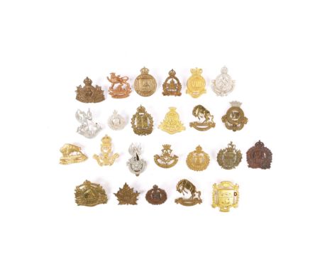 24 post 1920 Canadian Cavalry cap badges, including 6th Hussars, 16/22nd Saskatchewan Horse, Manitoba Mounted Rifles, Alberta