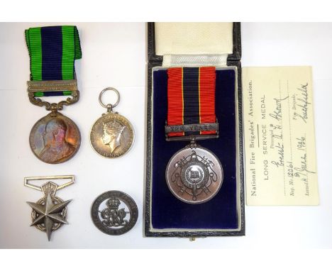 IGS 1908, Ed VII issue in bronze, one clasp N W Frontier 1908 (12 Subedar (partly renamed) Khiyali Q O C Guides) VF; ISM Geo 