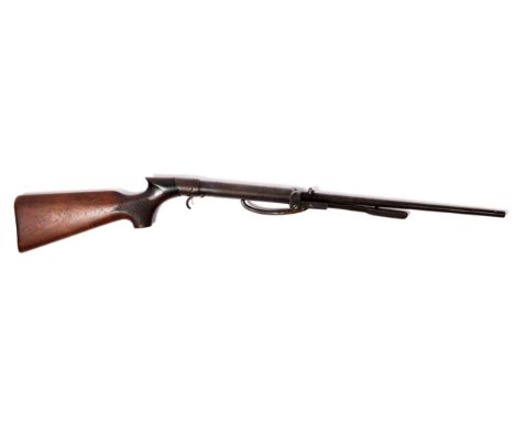 A pre war .22" BSA "Standard" air rifle, number S5183 (1919/20), WO &amp; fair condition (worn and moderately pitted overall)