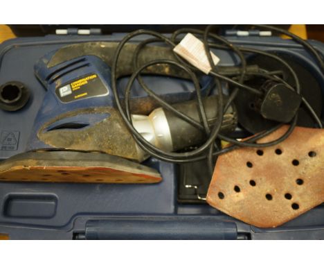 Combination sander with box 