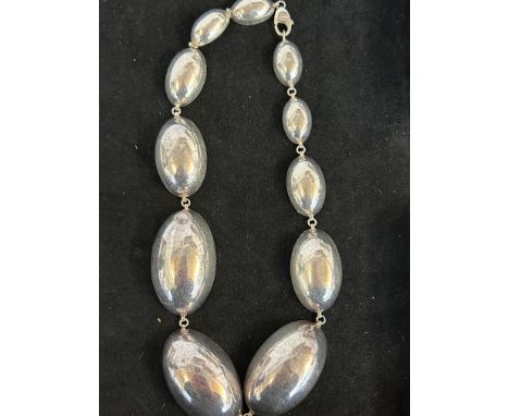 Silver vintage necklace