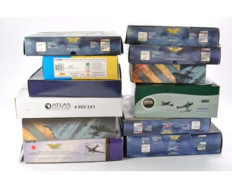 Model Aircraft comprising Twelve boxed issues, including Corgi and Atlas. Fair only, missing parts and/or with damage. Genera
