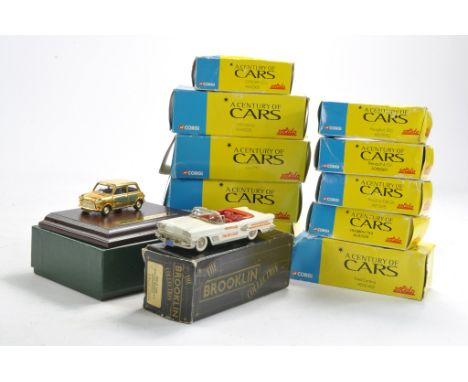 Assorted Diecast including Brooklyn Special Issue Pontiac, Lledo Golden Mini plus selection of Corgi Century of Cars. 