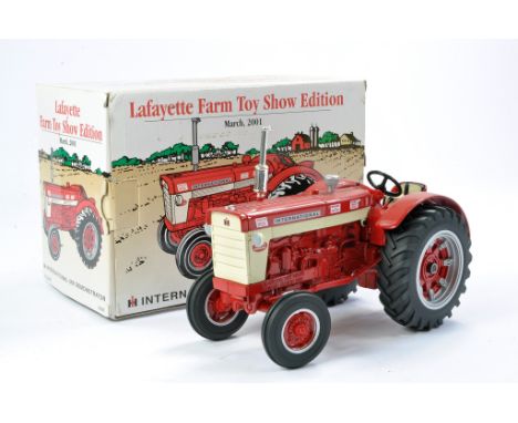 Ertl 1/16 Farm Issue comprising International 560 Demonstrator Tractor. Lafayette 2001 Show. Has been displayed but appears e