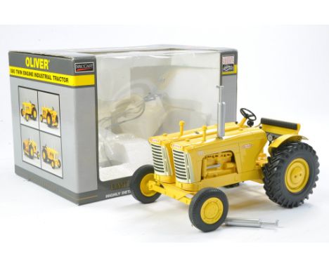 Spec Cast 1/16 Farm Issue comprising Oliver 880 twin engine industrial Tractor. Has been displayed, with light damage, one ex