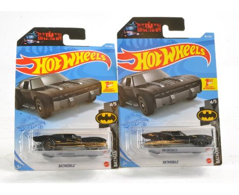 Hot Wheels Batman issue No. 181/250 - 4/5 duo including Factory Defect issue, part of metal sprue still attached, letter from