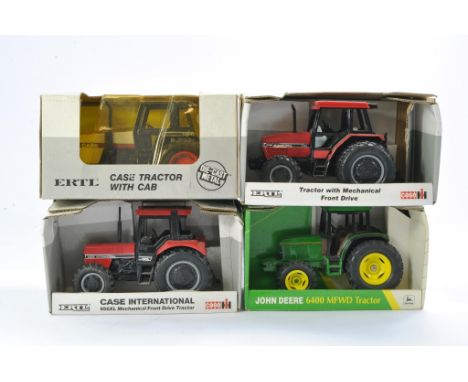 Ertl 1/32 Farm issues comprising Four boxed tractor issues including Case, Case IH and John Deere. Look to be very good to ex