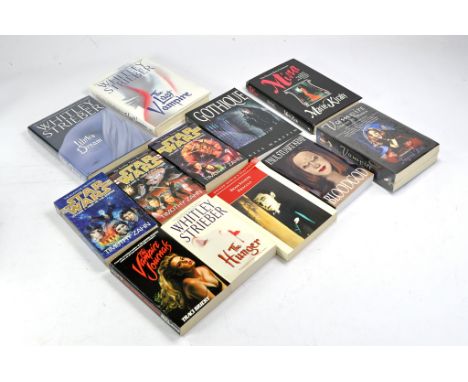 Books - Whitley Strieber First Edition Hardbacks plus various other Horror Fantasy / themed, including Dracula, Star Wars etc