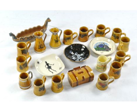 Wade, a group of Moko Ewers and Tankards for Veterans Car Club plus Long Boat and various dishes. 