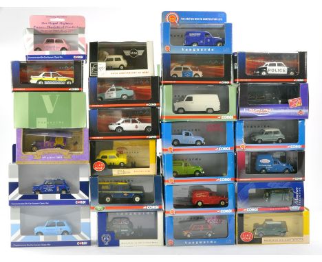 Twenty Five Corgi Vanguards 1/43 diecast issues comprising various series and vehicles including royal interest, Police, spec