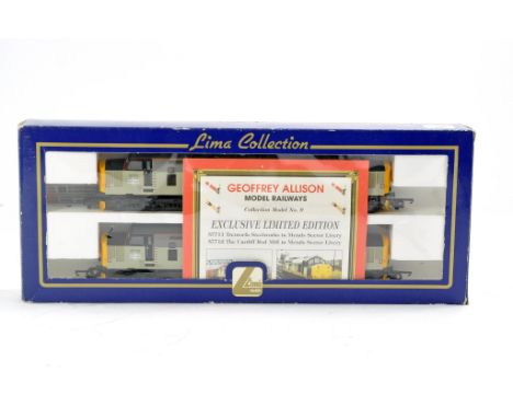 Lima Model Railway comprising set No. L204922 Class 37 Duo Locomotive Set including Tremorfa Steelworks and Cardiff Road Mill