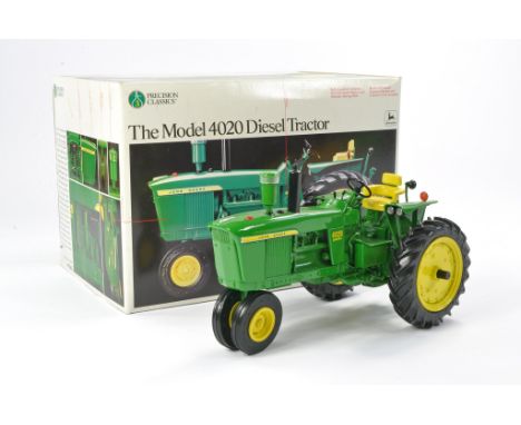 Ertl 1/16 Farm Issue comprising John Deere 4020 Narrow Front Tractor. Precision Series. Has been displayed but appears excell