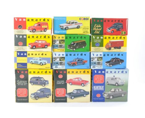 Twelve Boxed Corgi - Vanguards 1/43 diecast Classic Car and commercial issues, various as shown including limited edition the