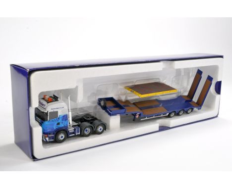 Corgi Diecast Model Truck issue comprising No. CC13745 Scania R Nooteboom Trailer in the livery of Stobart Tail. No Certifica