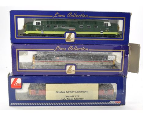 Lima Model Railway comprising trio of locomotives to include No. L204959 Class 47712 Lady Diana Spencer Ltd Edition, No. L204