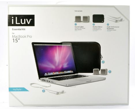 iLuv Essential Kit for 15" MacBook Pro x 12. Single item shown. All as New. 
