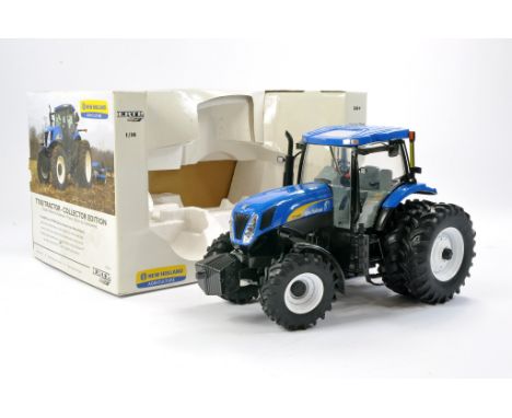 Ertl 1/16 Farm Issue comprising New Holland T7050 Tractor. Collector Edition. Has been displayed but appears excellent with o