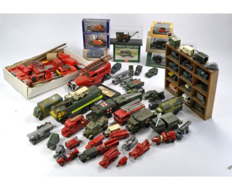 An interesting and large assortment of military themed model vehicles comprising diecast and plastic issues. Plastic issues m