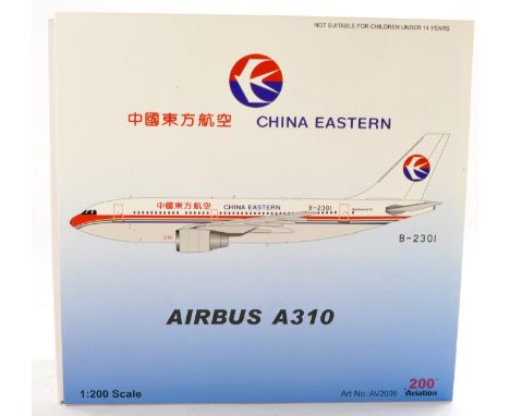 Model Aircraft comprising 1/200 200 Aviation Airbus 310 China Eastern. Excellent, no sign of fault nor previously removed fro