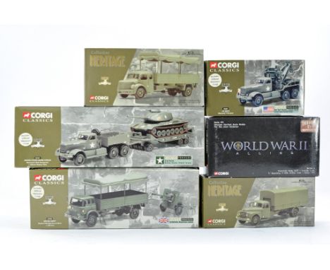 Corgi Diecast Military Vehicle issues x 6  comprising various French, American and British issues. Look to be excellent with 