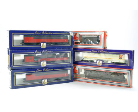 Lima Model Railway comprising assortment of rolling stock / wagons x 6. All look to be well preserved / excellent / excellent