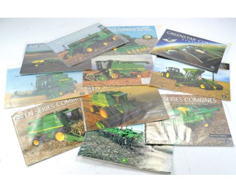 Tractor and Machinery Literature comprising sales brochures and leaflets from mainly John Deere America. Approx 30. 