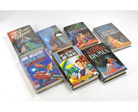 Anne McCaffrey - Books comprising various first edition hardbacks, The Rowan, Sassinak, Death of Sleep and others. 
