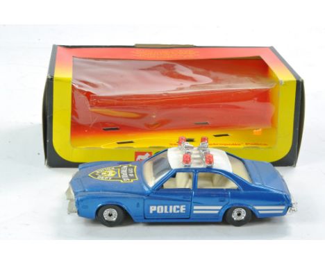 Corgi No. 260 Metropolis Police Car. Excellent in good box, cellophane split. 