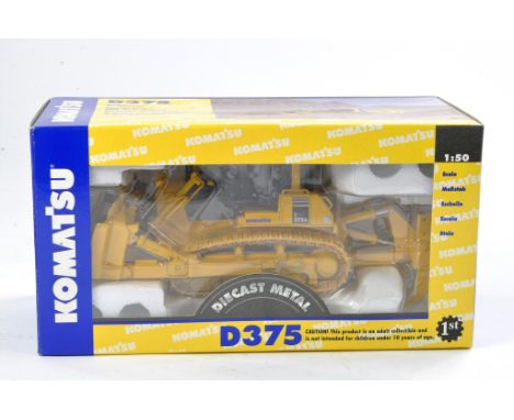 First Gear 1/50 diecast construction issue comprising Komatsu D375 Bulldozer. Looks to be excellent and not previously remove