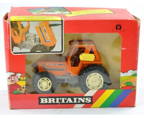 Britains No. 9529 Fiat Double Rear Wheel Tractor. Excellent with no obvious sign of fault in good original box, with some sig
