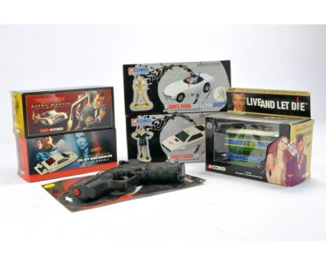 James Bond 007 Corgi Spyguise Limited Edition Aston Martin (of 1000 pcs) plus Lotus Espirit in addition to further Corgi Limi