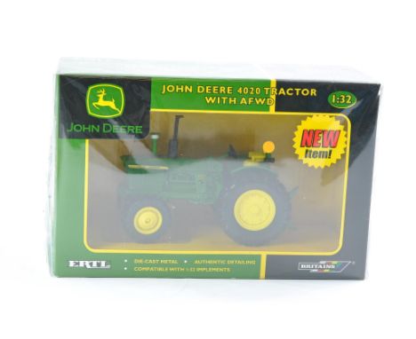 Britains Farm 1/32 issue comprising John Deere 4020 AFWD Tractor. Excellent, secure in box and not previously removed from pa