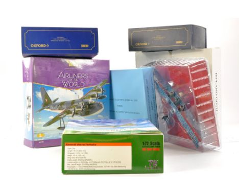 Corgi Aviation Archive Diecast Model Aircraft comprising No. AA31702 Short Sunderland BOAC, No. AA30509 Vickers Viscount 700 