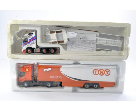 Corgi Duo of Diecast Model Truck issues inc Collier Low Loader. As shown. Fair with some light repair needed to Good. 