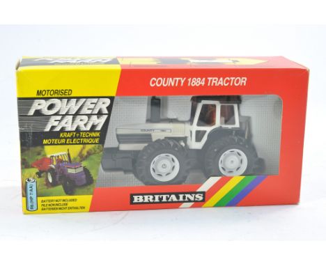 Britains No. 9324 County 1884 (Powerfarm) Tractor. Excellent with no obvious sign of fault in excellent original box. Very ha