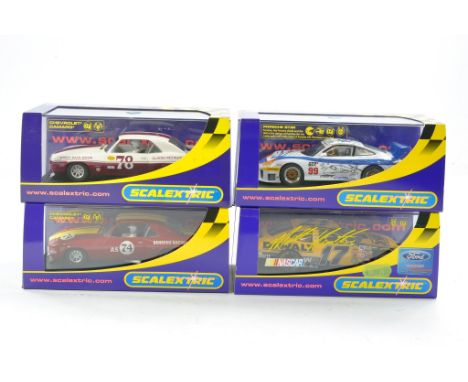 Slot Car Scalextric 1/32 issues comprising C2786 Porsche 911 GT3R Jet Alliance, C2594 Ford Taurus Roush Racing, C2796 Chevrol