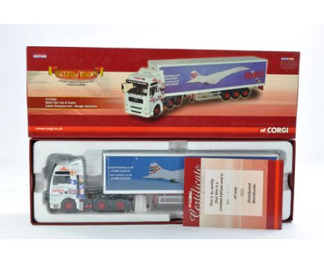 Corgi Diecast Model Truck Issue comprising No. CC13433 MAN TGA Box Trailer in the livery of Saints. Looks to be very good, no