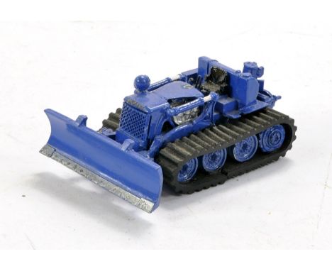 Unusual 1/76 Vickers Vigor Crawler Tractor with Dozer Blade Assembled White Metal Kit. Generally good. 