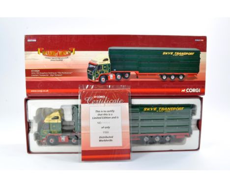 Corgi Diecast Model Truck issue comprising No. CC13524 Volvo FM Houghton Parkhouse Livestock Transporter in the livery of Sky