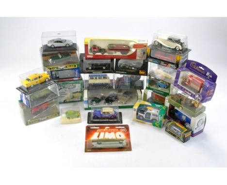 A large selection of diecast comprising mostly car issues from Corgi, Majorette, IXO and others. Mostly look to be very good 