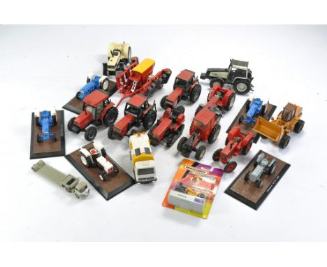 Assorted Tractor group including various worn Ertl and Britains issues plus selection of Atlas Series tractors including Ford