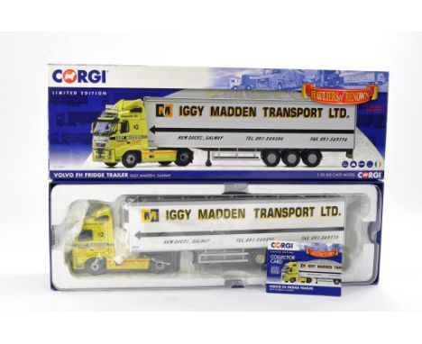 Corgi Diecast Model Truck issue comprising No. CC14029 Volvo FH Fridge Trailer in livery of Iggy Madden. No Certificate or co