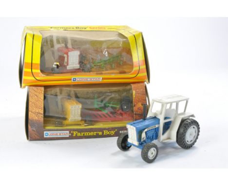 Lone Star duo of farm sets comprising International Tractor plus single loose issue. Models look to be very good to excellent