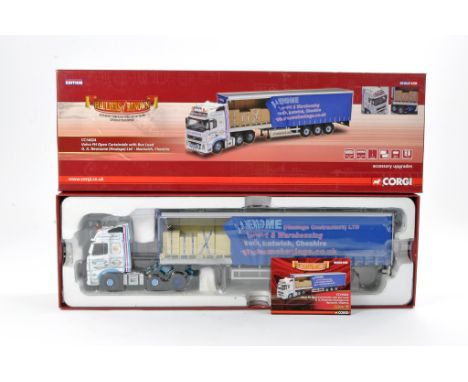 Corgi Diecast Model Truck issue comprising No. CC14024 Volvo FH Open Curtainside in the livery of Newsome. With Certificate a
